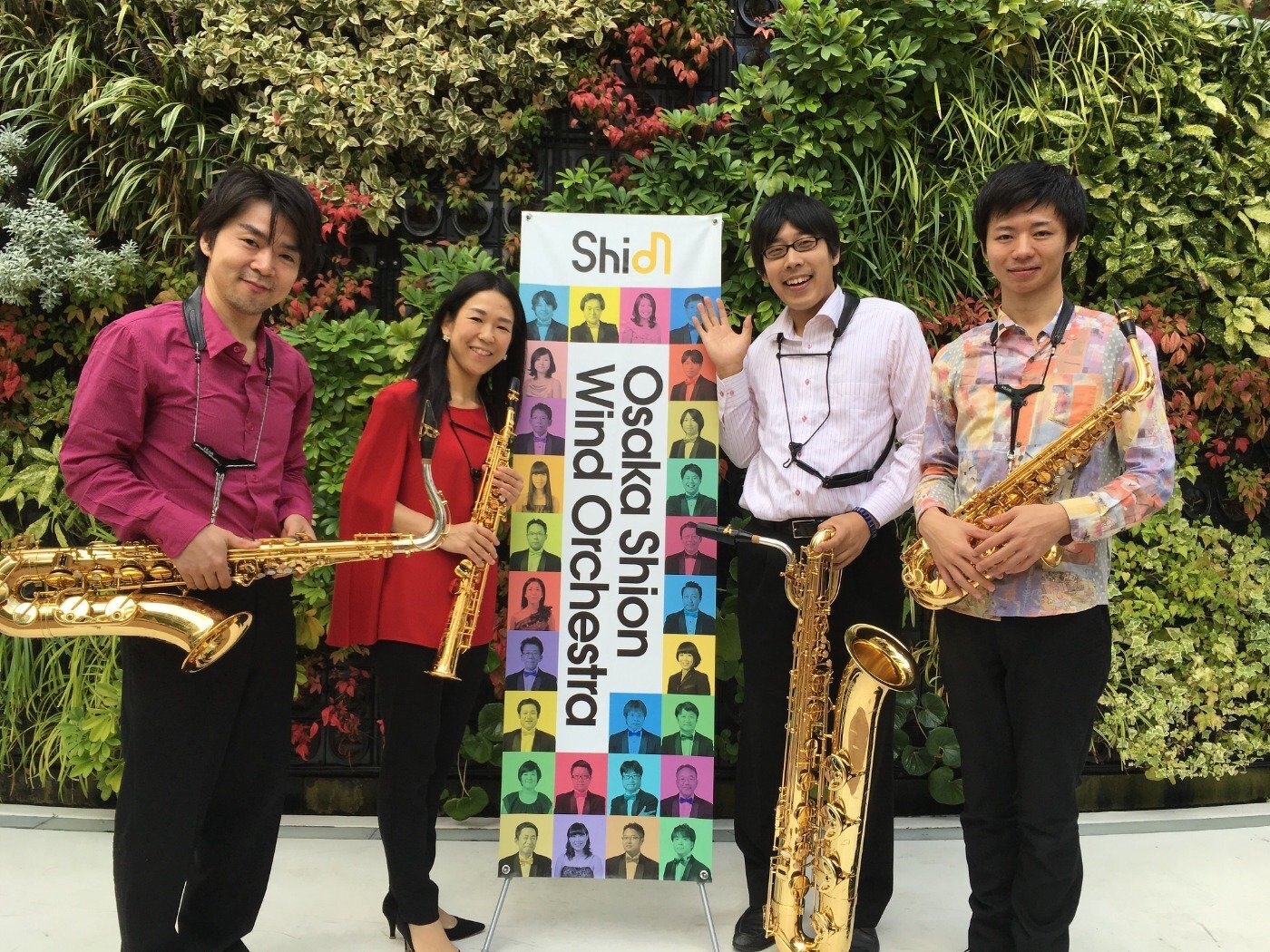 ※雨天時※　大阪ダイヤモンドフェスタ2015「ランチタイムコンサート」開演　【出演】Osaka Shion Wind Orchestra ｻｸｿﾌｫﾝ四重奏