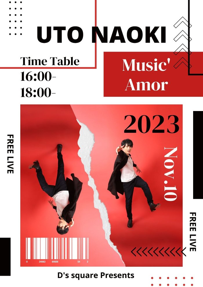 MUSIC'AMOR 宇都直樹 presented by ディーズスクエア梅田