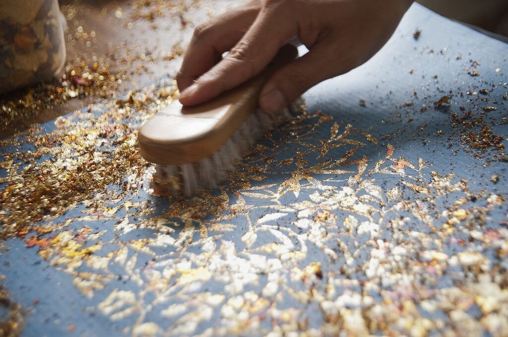 ギルディング体験の写真