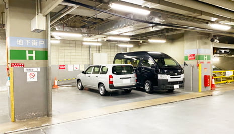 荷捌き駐車場